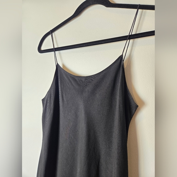 Helmut Lang Black Slip Midi Dress Size Small - Picture 2 of 6